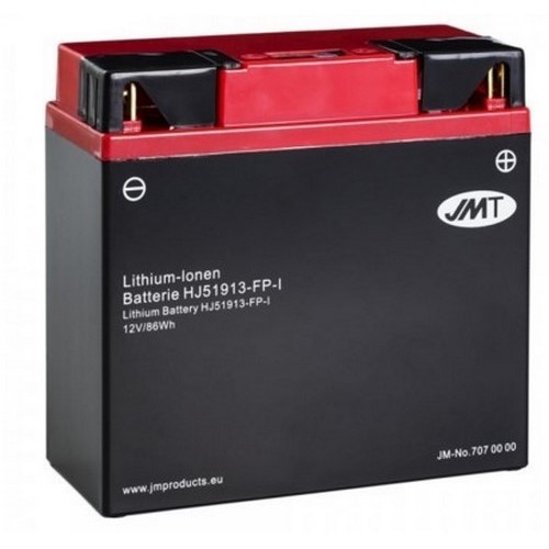 Batterie Lithium Ion pour moteurs moto 1500 cm3 et plus HJ51913-FP JMT conforme FFSA