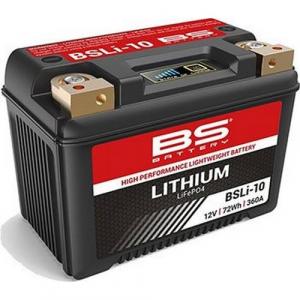 Batterie Lithium BS Batterie LifePO4 BSLI 10 conforme FFSA pour moteur moto