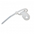 Pontet plastique Mini à visser ou riveter pour fixation l'aide de colsons (largeur max du colson : 3 mm)
